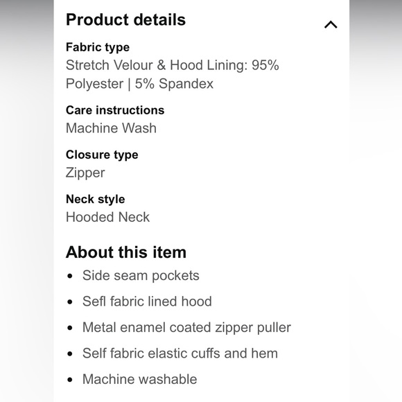 Fila Sport Black Velvet Quarter Zip Hoodie Sz. L - Picture 12 of 12